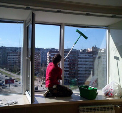 Мытье окон в однокомнатной квартире Приморск